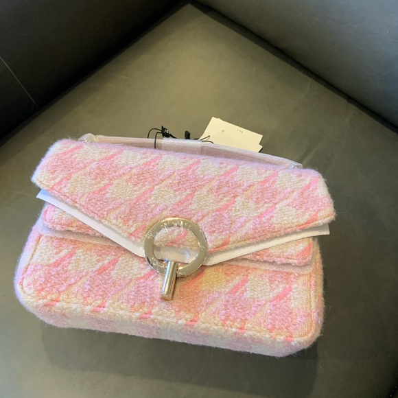 Sandro Tweed Bag two-way carry NWT - Picture 3 of 6